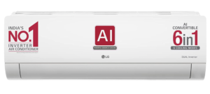 LG 1.5 Ton 5 Star AI DUAL Inverter Split AC (Copper, Super Convertible 6-in-1 Cooling, HD Filter with Anti-Virus Protection, 2023 Model, RS-Q19YNZE, White)